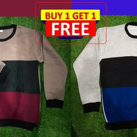 Fabric: Fleece  sweatshirt  (2 PCs in 1)